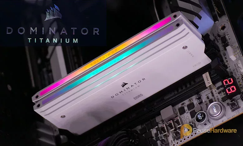 corsair dominator titanium cover