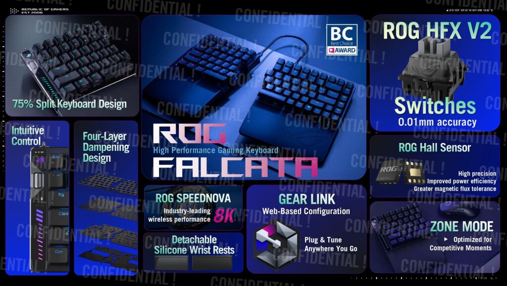 ASUS ROG dévoile ses nouveautés esports lors du Computex 2025 2 asus rog falcata
